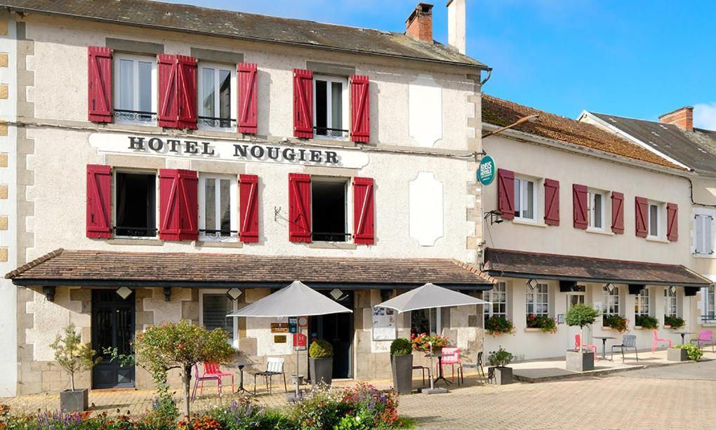Logis Hotel Restaurant Nougier Saint-Étienne-de-Fursac Zewnętrze zdjęcie